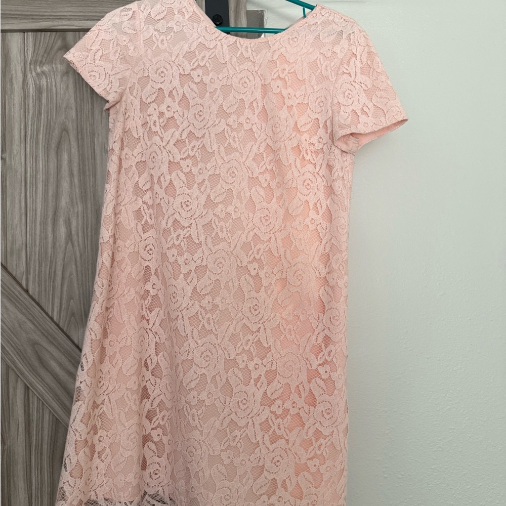 Pink Lace Dress